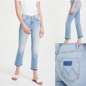 Mother Jeans The Hustler Ankle Undone Hem On My Feet Size 27